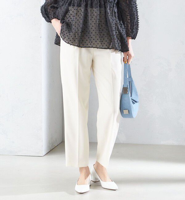 SHIPS for women「〈手洗い可能〉強撚 へビー ツイル テーパード パンツ 24SS ◇」|その他|