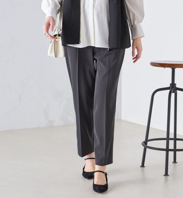 SHIPS for women「〈手洗い可能〉強撚 へビー ツイル テーパード パンツ 24SS ◇」|その他|