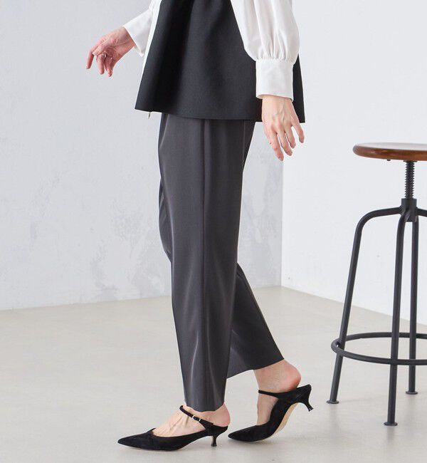 SHIPS for women「〈手洗い可能〉強撚 へビー ツイル テーパード パンツ 24SS ◇」|その他|