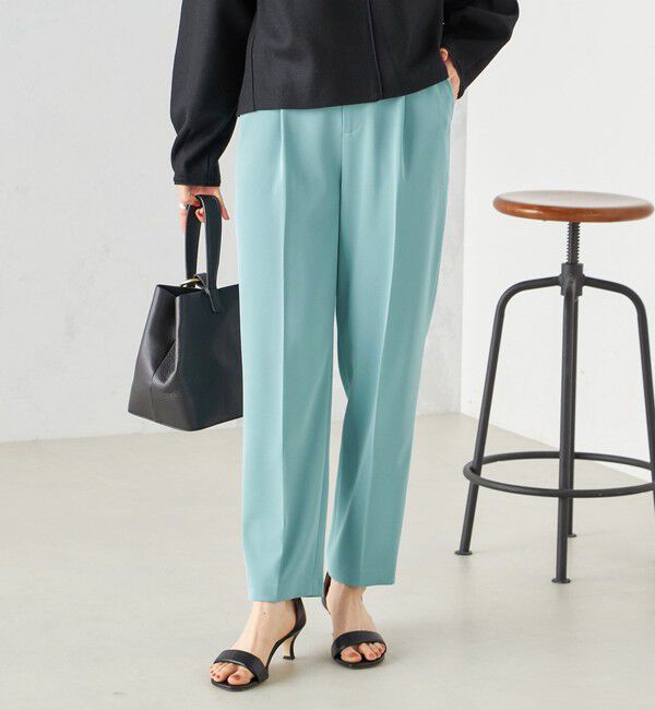 SHIPS for women「〈手洗い可能〉強撚 へビー ツイル テーパード パンツ 24SS ◇」|その他|