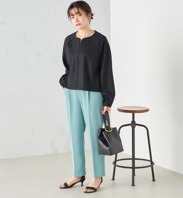 SHIPS for women「〈手洗い可能〉強撚 へビー ツイル テーパード パンツ 24SS ◇」|その他|