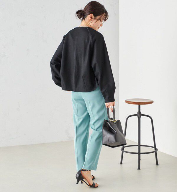 SHIPS for women「〈手洗い可能〉強撚 へビー ツイル テーパード パンツ 24SS ◇」|その他|