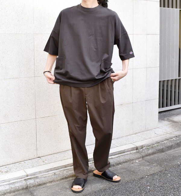 SHIPS any「【SHIPS any別注】Champion: ドルマン キャンプポケット Tシャツ 25SS◇」|Tシャツ・カットソー|