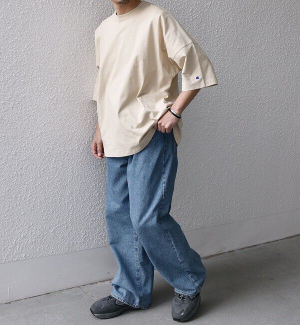 SHIPS any「【SHIPS any別注】Champion: ドルマン キャンプポケット Tシャツ 25SS◇」|Tシャツ・カットソー|