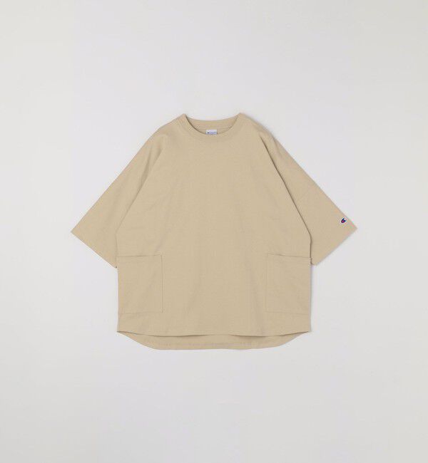 SHIPS any「【SHIPS any別注】Champion: ドルマン キャンプポケット Tシャツ 25SS◇」|Tシャツ・カットソー|