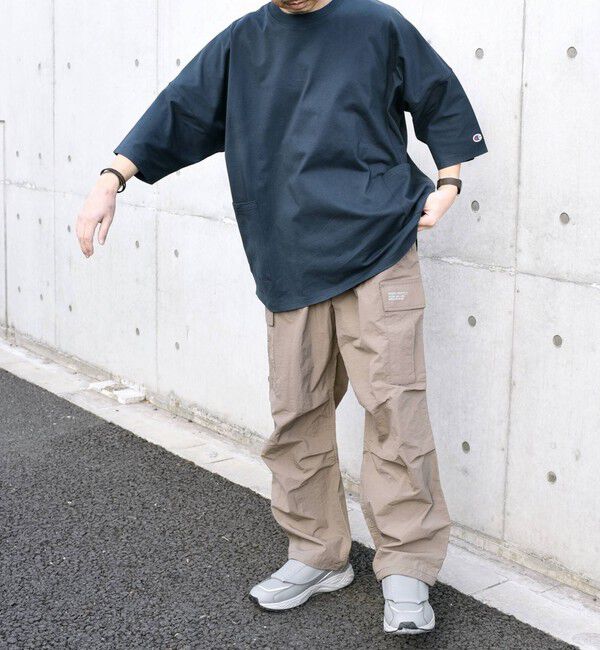 SHIPS any「【SHIPS any別注】Champion: ドルマン キャンプポケット Tシャツ 25SS◇」|Tシャツ・カットソー|