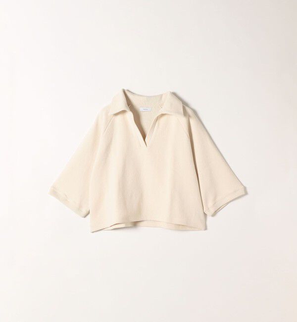 SHIPS any「SHIPS any:〈手洗い可能〉サカリバ スキッパー ポロ プルオーバー」|Tシャツ・カットソー|