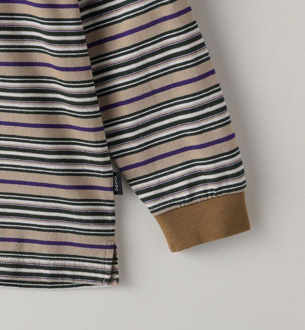 SHIPS KIDS「SHIPS KIDS:100～130cm / マルチ ボーダー 長袖 TEE」|Tシャツ・カットソー|