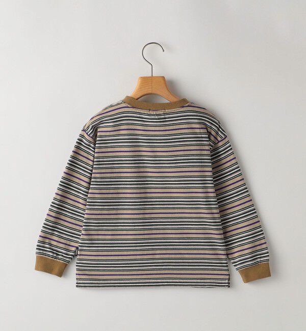 SHIPS KIDS「SHIPS KIDS:100～130cm / マルチ ボーダー 長袖 TEE」|Tシャツ・カットソー|