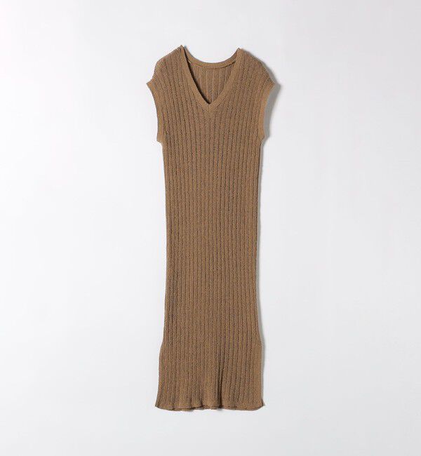 SHIPS any「SHIPS any:〈手洗い可能〉ブークレヤーン ワイドリブ ニット ワンピース」|ワンピース|