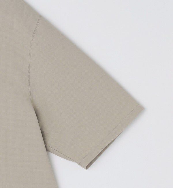 SHIPS Colors 「SHIPS Colors:〈洗濯機可能〉MoveFit(R) ノーカラー ショートスリーブ シャツ」|シャツ・ブラウス|