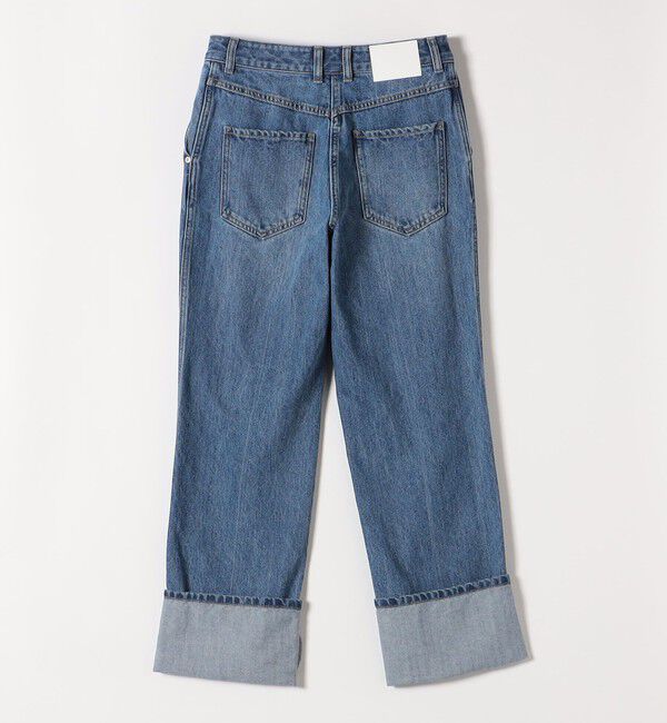 SHIPS any「SHIPS any: ワイド ロールアップ デニム パンツ［SHIPS any DENIM］」|デニム|