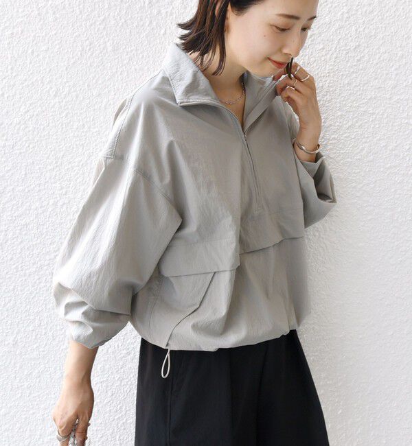 SHIPS for women「〈手洗い可能〉ハーフ ジップ アノラック」|その他|