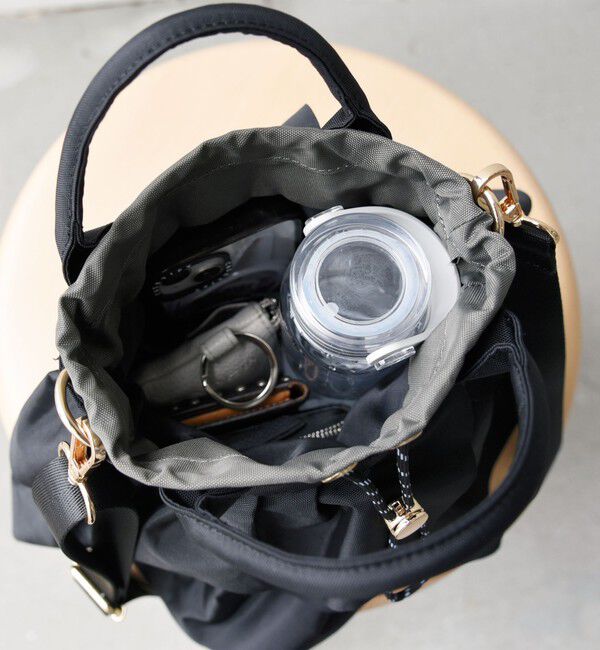 SHIPS for women「【WEB限定】 2WAY ナイロン フリル ショルダー バッグ」|ショルダー・メッセンジャー|