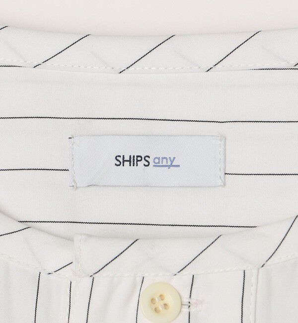 SHIPS any「SHIPS any: オーバーサイズ コットン スリーピング シャツ◇」|シャツ・ブラウス|