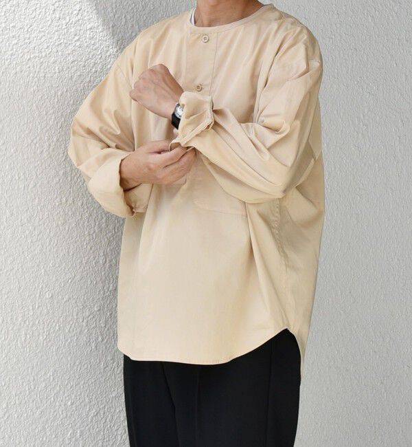 SHIPS any「SHIPS any: オーバーサイズ コットン スリーピング シャツ◇」|シャツ・ブラウス|