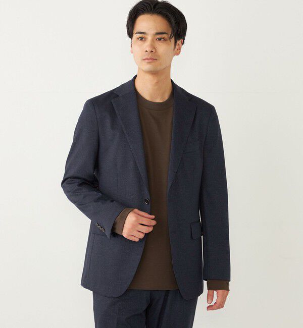 SHIPS Colors 「SHIPS Colors:〈洗濯機可能〉AVANT(R) ジャケット(セットアップ対応可能)」|テーラードジャケット|ネイビー