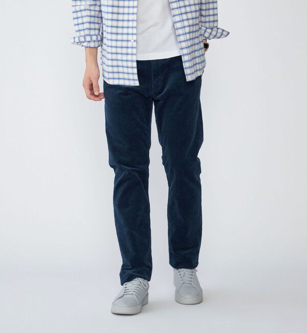 SHIPS「SHIPS: コーデュロイ 5ポケット スリム パンツ」|その他|ロイヤルブルー