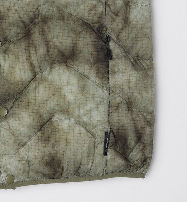 SHIPS「PURPLE MOUNTAIN OBSERVATORY: WAVES TIE DYE VEST」|ダウンベスト・ベスト|