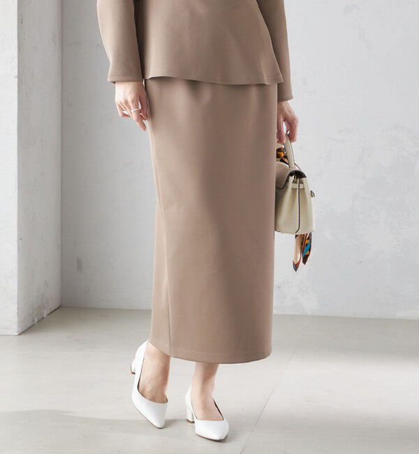 SHIPS for women「〈手洗い可能〉ストレッチ ダンボール タイト スカート（セットアップ対応）」|スカート|