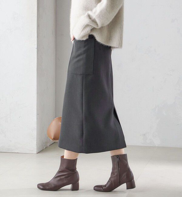 SHIPS for women「〈手洗い可能〉ウールライク ポケット タイト スカート」|スカート|