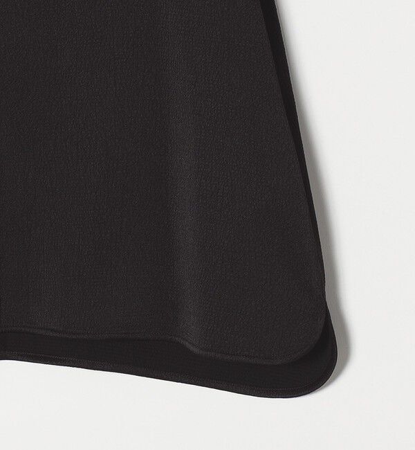 quaranciel「quaranciel:〈洗濯機可能〉ケープデザイン スキッパー ブラウス」|シャツ・ブラウス|