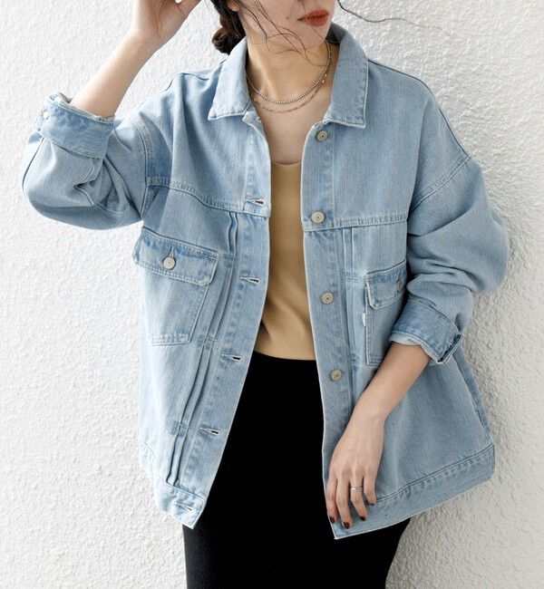 SHIPS any「SHIPS any:〈洗濯機可能〉デニム ジャケット［SHIPS any DENIM］」|デニムジャケット|スカイブルー
