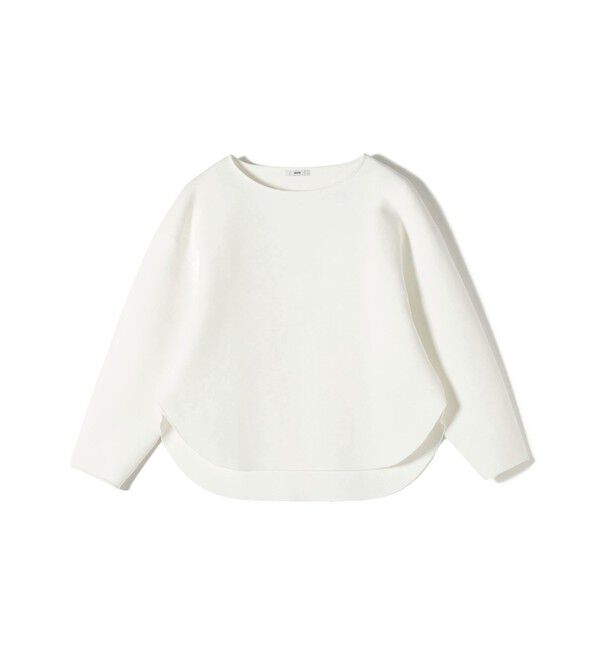 SHIPS for women「〈洗濯機可能〉ダンボール ラウンドヘム プルオーバー」|スウェット・ジャージ|
