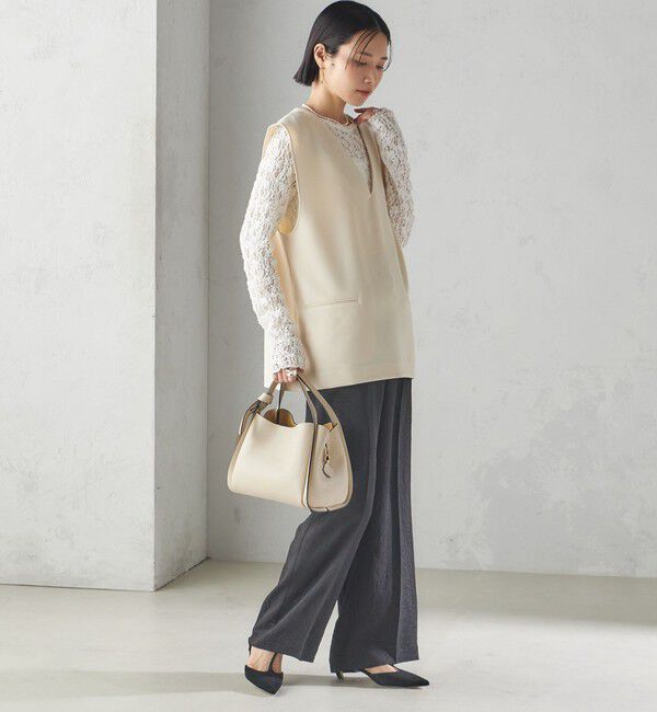 SHIPS for women「〈手洗い可能〉プルオーバー ベスト（セットアップ対応）」|ベスト・ジレ|