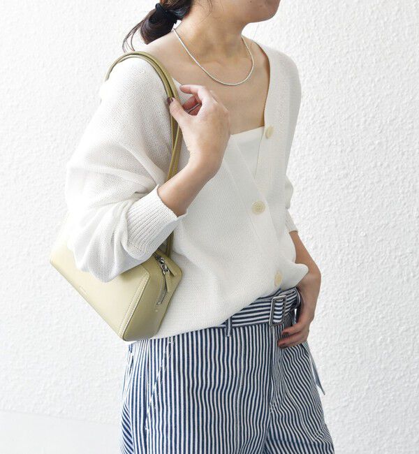 SHIPS any「SHIPS any:〈手洗い可能〉バルキー シアー Vネック ニット カーディガン」|カーディガン|