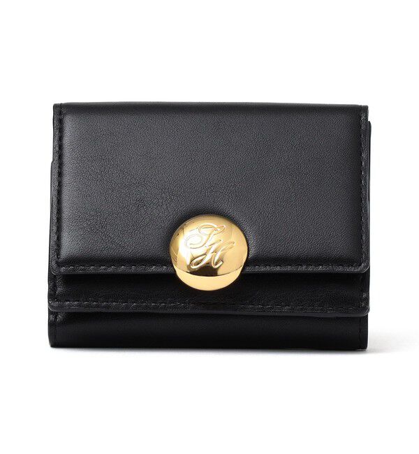 SHIPS for women「イタリアンレザー ゴールドパーツ 三つ折り 財布」|財布|