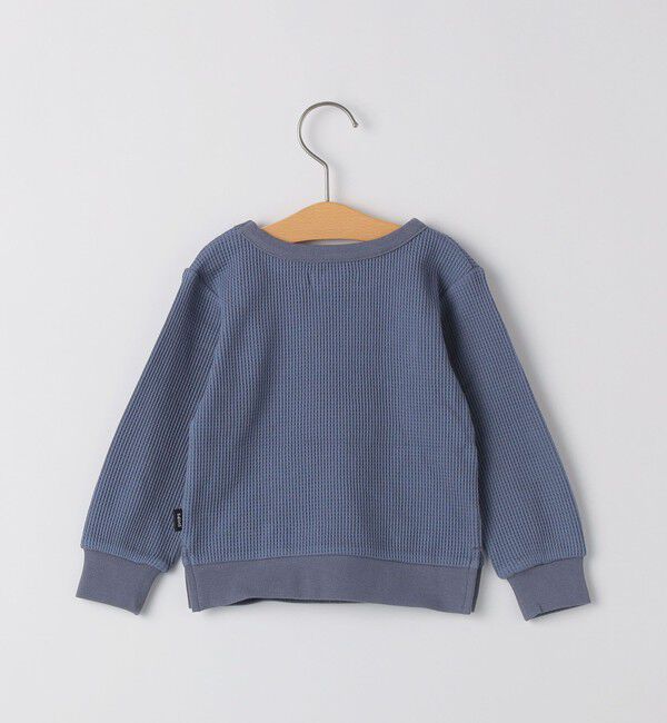 SHIPS KIDS「SHIPS KIDS:80～90cm / ワッフル 長袖 TEE」|Tシャツ・カットソー|