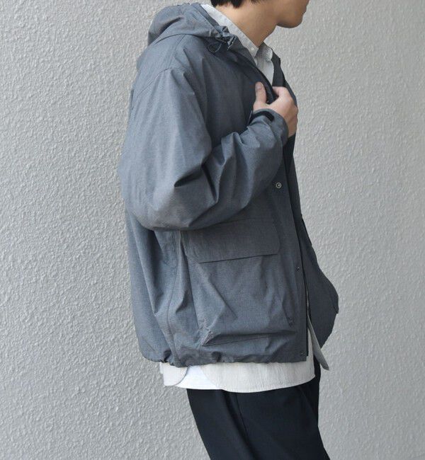 SHIPS any「SHIPS any:〈撥水加工〉 タスラン SOLOTEX(R) ショート マウンテンパーカー◇」|ブルゾン・スタジャン|