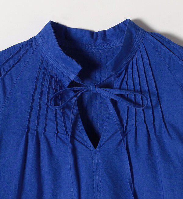 SHIPS any「SHIPS any:〈洗濯機可能〉オックス ピンタック スタンドカラー シャツ ワンピース」|ワンピース|