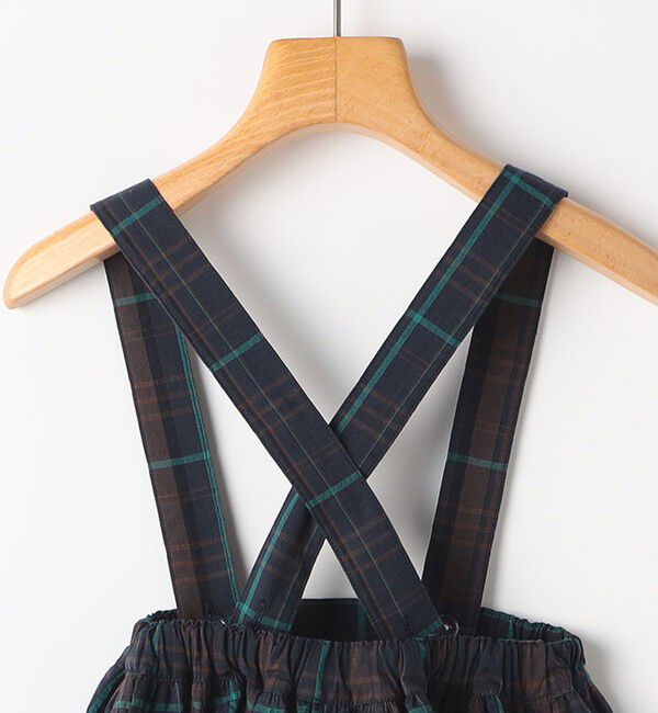 SHIPS KIDS「SHIPS KIDS:ストラップ チェック スカート」|スカート|