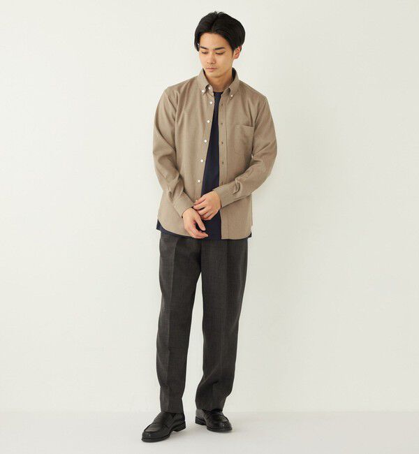 SHIPS Colors 「SHIPS Colors:ポリトロ ボタンダウン ロングスリーブ シャツ」|シャツ・ブラウス|