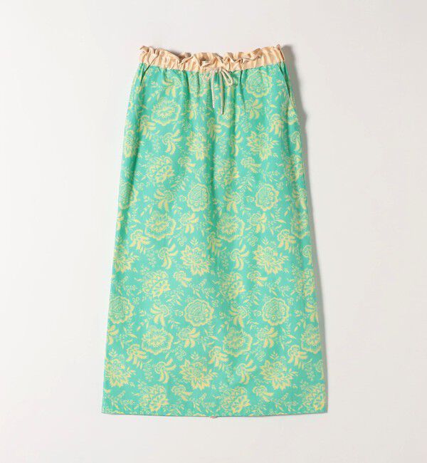 SHIPS any「SHIPS any:〈洗濯機可能〉Les Olivades ボタニカル プリント Iライン イージー スカート」|スカート|