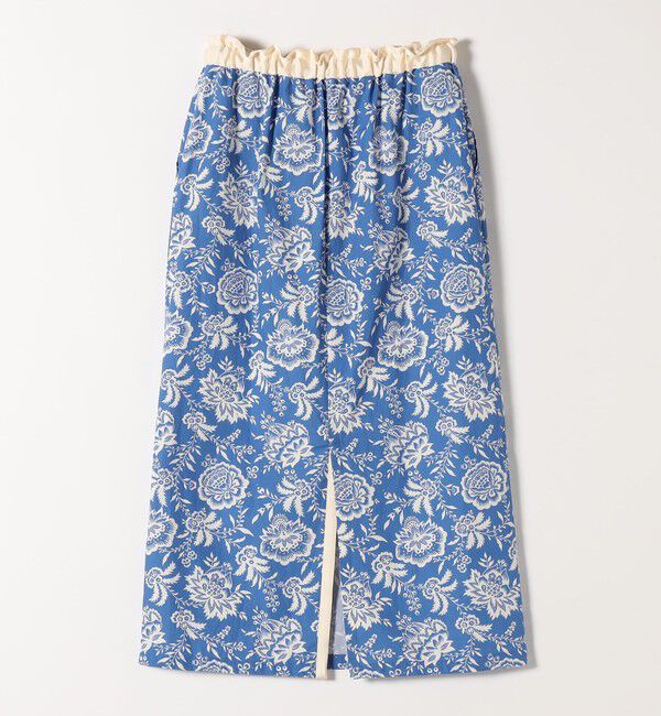 SHIPS any「SHIPS any:〈洗濯機可能〉Les Olivades ボタニカル プリント Iライン イージー スカート」|スカート|