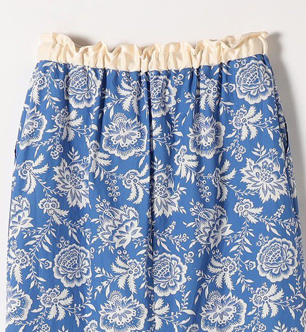 SHIPS any「SHIPS any:〈洗濯機可能〉Les Olivades ボタニカル プリント Iライン イージー スカート」|スカート|