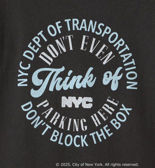 SHIPS any「GOOD ROCK SPEED:〈洗濯機可能〉NYC ラウンド ロゴ プリント TEE」|Tシャツ・カットソー|