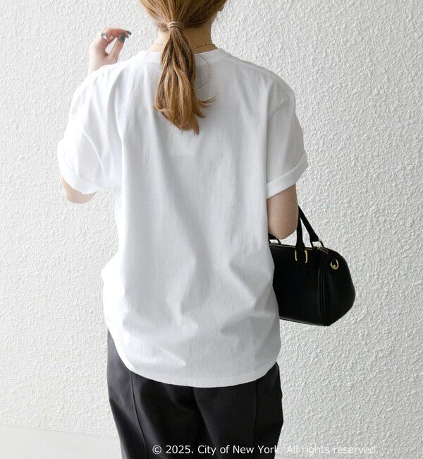 SHIPS any「GOOD ROCK SPEED:〈洗濯機可能〉NYC カラー ロゴ プリント TEE」|Tシャツ・カットソー|