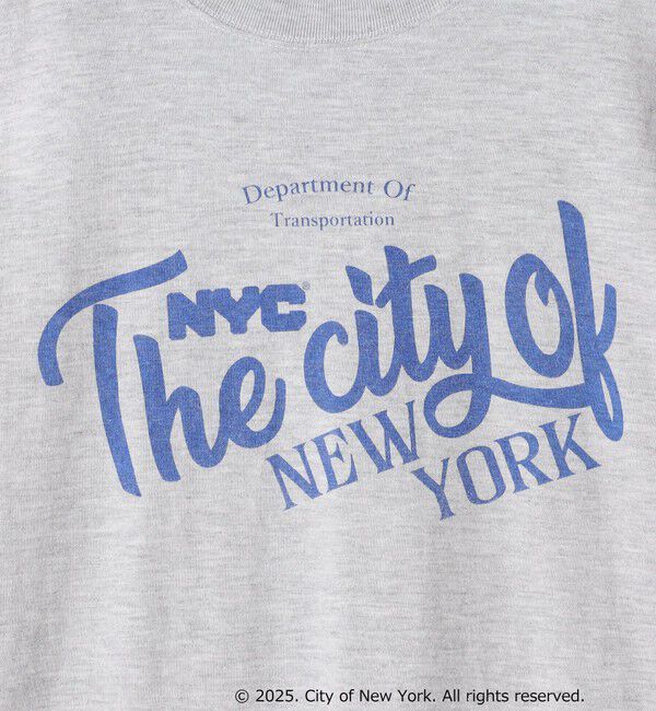 SHIPS any「GOOD ROCK SPEED:〈洗濯機可能〉NYC カラー ロゴ プリント TEE」|Tシャツ・カットソー|