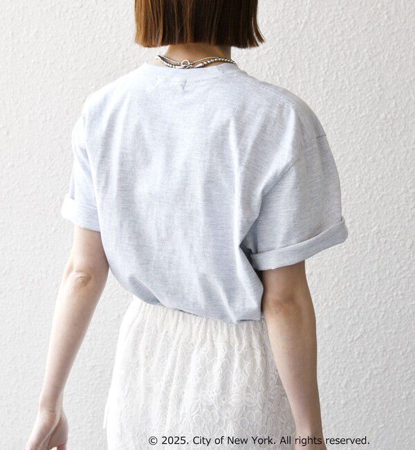 SHIPS any「GOOD ROCK SPEED:〈洗濯機可能〉NYC カラー ロゴ プリント TEE」|Tシャツ・カットソー|