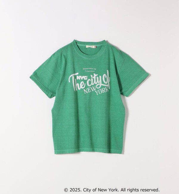 SHIPS any「GOOD ROCK SPEED:〈洗濯機可能〉NYC カラー ロゴ プリント TEE」|Tシャツ・カットソー|