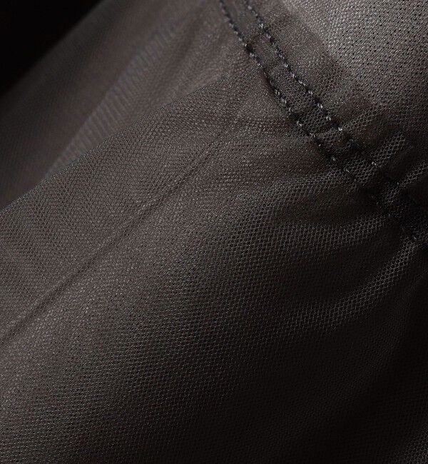 quaranciel「quaranciel:〈手洗い可能〉チュール パフスリーブ ドッキング プルオーバー」|Tシャツ・カットソー|