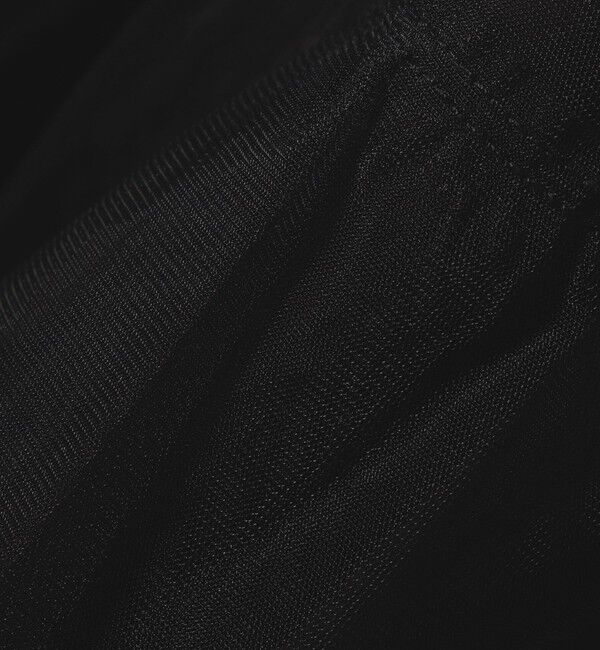 quaranciel「quaranciel:〈手洗い可能〉チュール パフスリーブ ドッキング プルオーバー」|Tシャツ・カットソー|