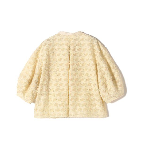 SHIPS for women「〈手洗い可能〉幾何柄 カット ジャカード ブラウス」|シャツ・ブラウス|