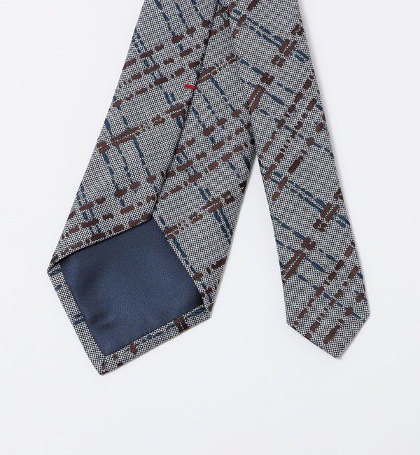 SHIPS「FRANCOBASSI: ジャカード フェード チェック ネクタイ」|ネクタイ・蝶ネクタイ|