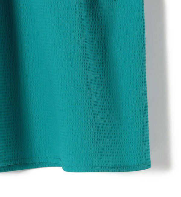 SHIPS Colors 「SHIPS Colors:〈接触冷感・洗濯機可能〉サッカー ランタンスリーブ ブラウス」|シャツ・ブラウス|