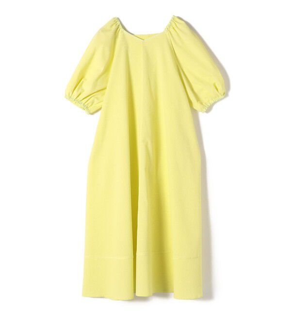 SHIPS Colors 「SHIPS Colors:〈接触冷感・洗濯機可能〉サッカー ２WAY パフスリーブ ワンピース」|ワンピース|